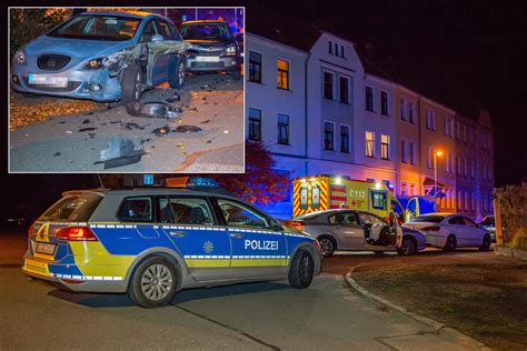 ZITTAU SENIOR KRACHT GEGEN MEHRERE GEPARKTE AUTOS Blaulichtreport Zittau