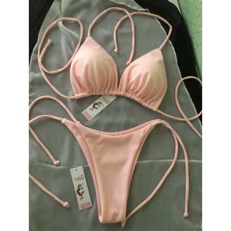 Bikini Đồ Bơi 2 mảnh ship lọt khe bassi truyền thống dễ mặc có sẵn video hình thật Shopee