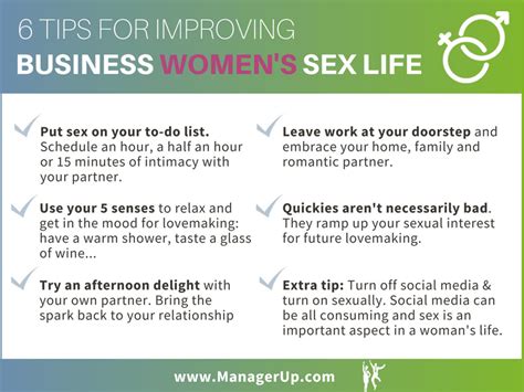 How To Improve My Sex Life The Busy Womans Guide Managerup