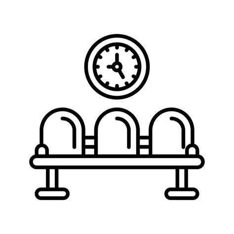 Waiting Room Vector Icon 12918991 Vector Art At Vecteezy
