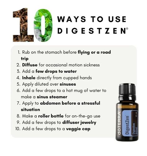 DoTERRA DigestZen Beauty Personal Care Bath Body Body Care On