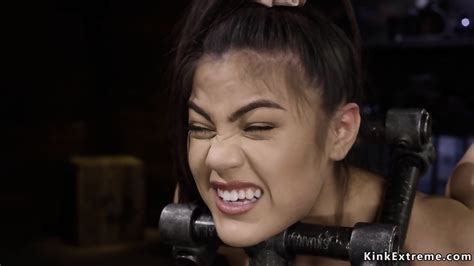 Bound Slave Gagged And Fucked With Dildo