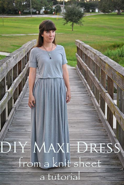 Diy Maxi Dress Tutorial Sewing Projects Pinterest Maxi Dress