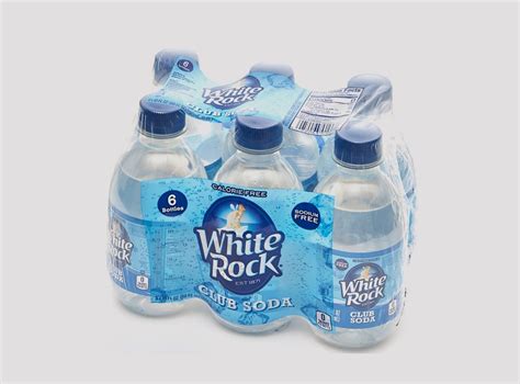 club soda white rock beverages