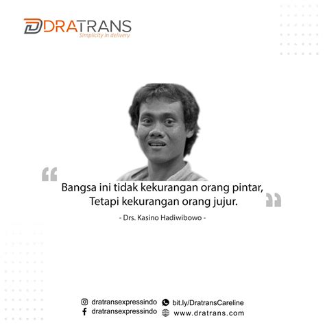 "Bangsa ini tidak kekurangan orang... - dratransexpressindo