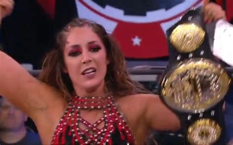 Britt Baker Wins Aew Womens World Title At Double Or Nothing Britt