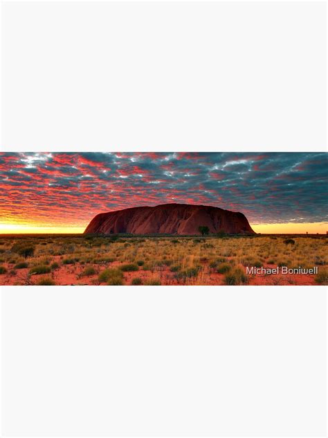 "Ayers Rock (Uluru) Sunrise, Australia" Framed Art Print by Chockstone | Redbubble