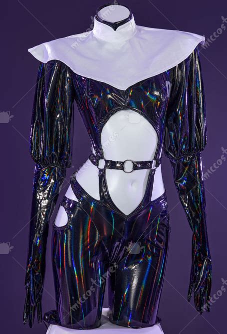 Gothic Nun Sexy Lingerie Set Halloween Sexy Cutout Bodysuit Jumpsuit Costume Top Quality