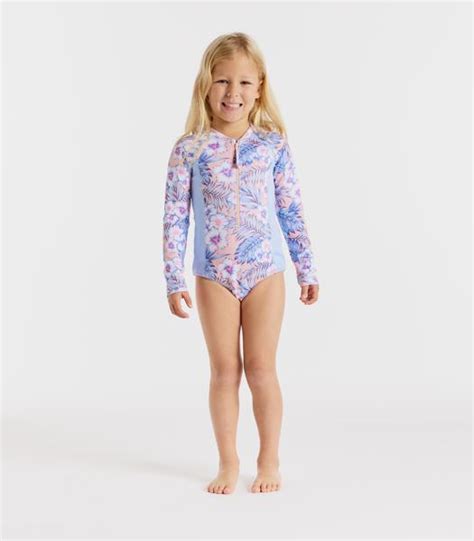 Piping Hot Long Sleeve Swim Surfsuit Target Australia