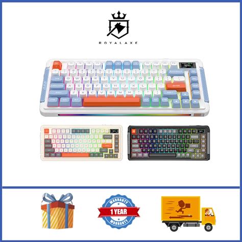 Royal Axe L Wireless Mechanical Keyboard Gasket Structure Layout Rgb Hot Swappable Gaming