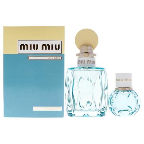 Leau Bleue By Miu Miu For Women 2 Pc T Set Miu Miu Floral