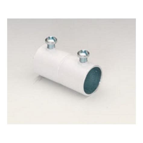 Emt White Coupling Steel Easy Identification Nsi Industries