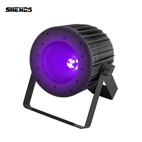 SHEHDS Upgrade 200W 6in1 LED COB Light RGBWA UV COB Par Lights Powerful