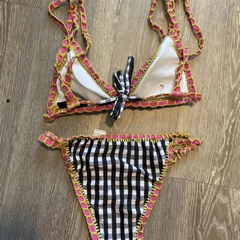 Missguided Bikini Gingham Depop