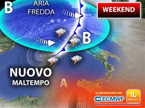 Meteo Weekend novità in vista per Sabato 10 e Domenica 11 Dicembre