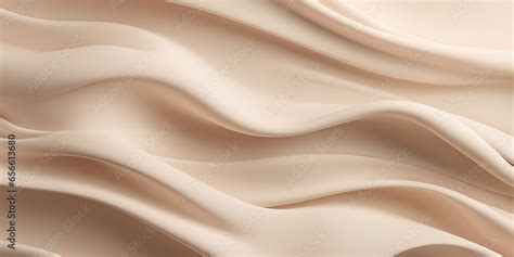 Generative AI Nude Beige Color Background Flowing Cream Liquid Stock Illustration Adobe Stock