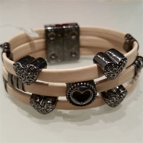 Pulseira Tripla Nude Love Elo Produtos Especiais