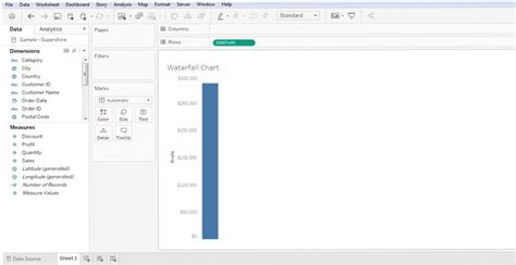 Waterfall Chart in Tableau | Guide to Construct Waterfall Chart in Tableau