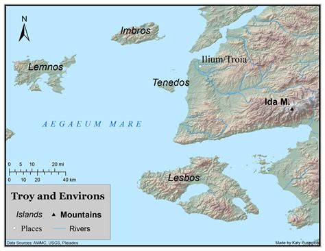 Aeneid Maps Dickinson College Commentaries