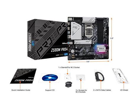 ASRock Z590M PRO4 LGA 1200 Micro ATX Intel Motherboard - Newegg.ca