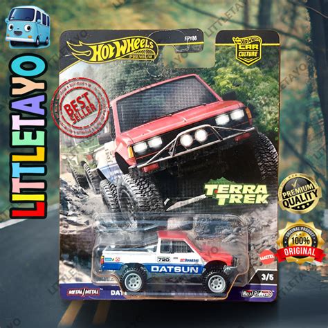 Jual Hot Wheels Premium Terra Trek Datsun King Cab Baja Custom Off Road Shopee Indonesia