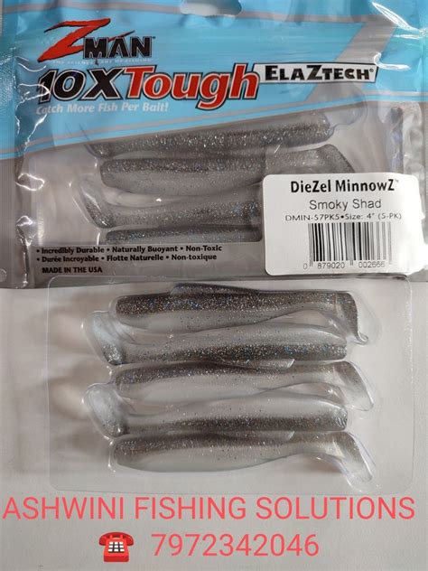 Zman Diesel MinnowZ 4" - 5 pcs in a pack, Size: 100mm at Rs 457/piece ...