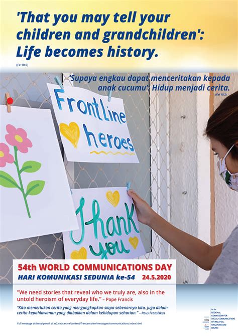 WCD2020: 54th World Communications Day - SIGNISASIA