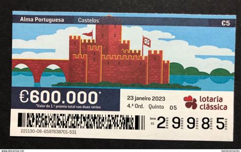 Loterijbiljetten R X Lottery Ticket Portugal Alma