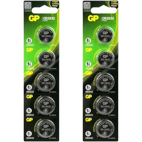Bateria litowa GP CR2032 CR 2032 3V -- 10 sztuk - Sklep, Opinie, Cena w ...