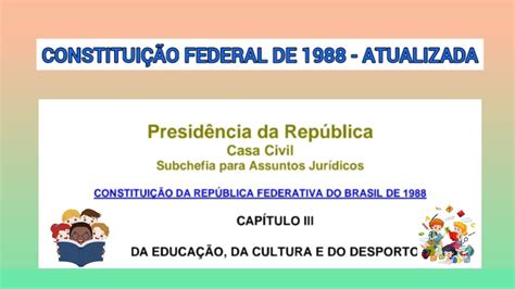 Constitui O Federal Atualizada Parte I Youtube