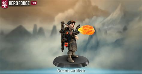 Gnome Artificer Made With Hero Forge