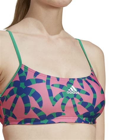 Adidas Farm Bikini Womens Magentagreen Sportsdirect