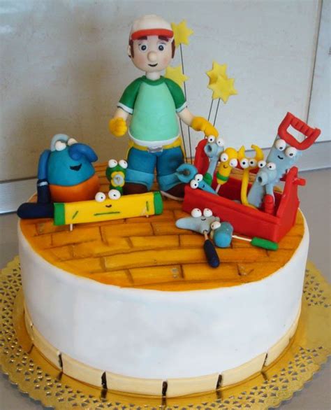 Handy Manny Yellow Cake - Fondant Cakes in Lahore