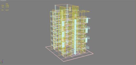 Apartment Building 9 3d Model By Virtual3d