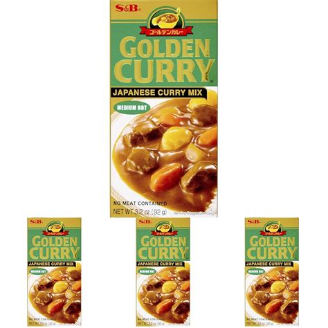 Amazon S B Golden Curry Japanese Curry Mix Medium Hot Oz Pack Of Everything Else