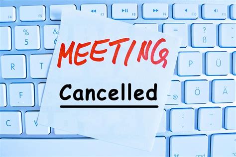 meeting cancelled local