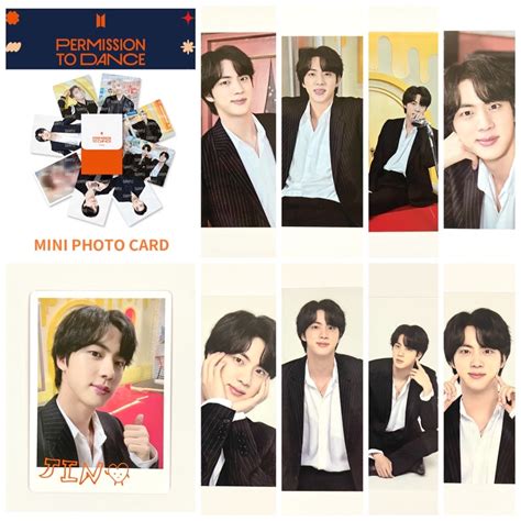 Ready Stock BTS PTD Mini Photo Card Official Jin Shopee Malaysia