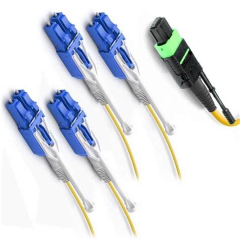 Mpo Breakout Cable 8 Fiber Lc Breakout Cable Single Mode Fanout Harness Cable Female At Rs