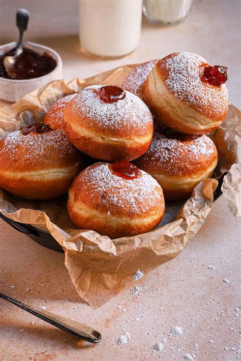 Sufganiyot Israeli Jelly Doughnuts