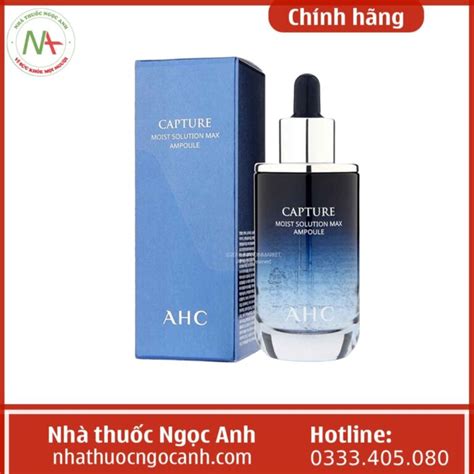 Serum AHC Capture Moist Solution Max Ampoule có công dụng gì?