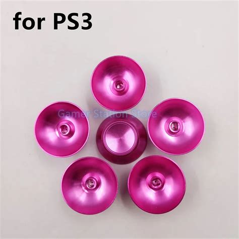 Sticks Anal Gicos De Metal Tapas De Seta De Aluminio Tapa De Thumbstick Para Sony Playstation