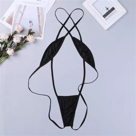 Buy Women S Micro Bikini One Piece Swimsuit At Ubuy India