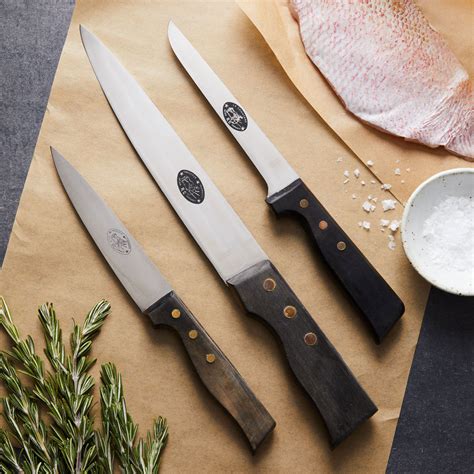 Vintage Butcher Knife Set of 3 | Garrett Wade