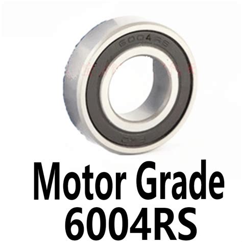 4pcs/lot 6004RS Deep Groove Ball Bearing Motor Grade 6004 RS 6004RS 20* ...