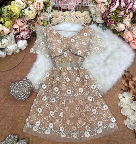 Sequinned Nude Dress Women S Fashion Dresses Sets Dresses On Carousell