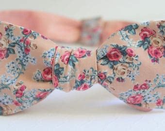 Nude Bow Tie Etsy