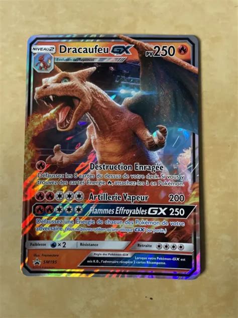 Carte Pok Mon Dracaufeu Gx Jumbo Sm Promo Film Detective Pikachu Fr