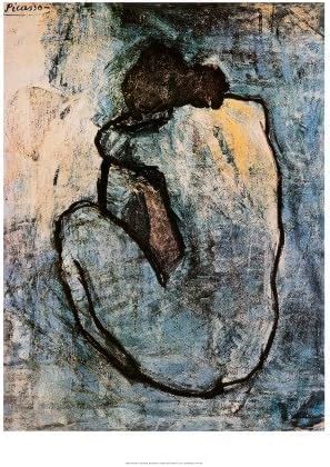 Amazon Pablo Picasso Blue Nude Poster Art Print 22x28 Art Poster Print By Pablo Picasso