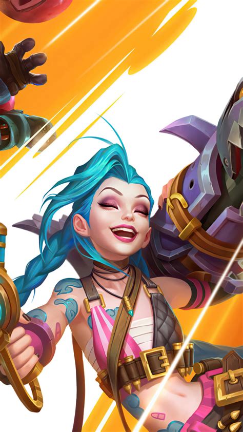 Jinx Star Guardian League Of Legends Lol Video Game Lol Wild Rift Splash Art Hd Phone