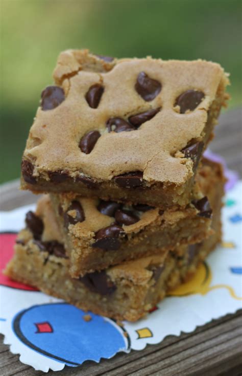 Chocolate Chip Blonde Brownies Memories Brittany S Pantry Brittany
